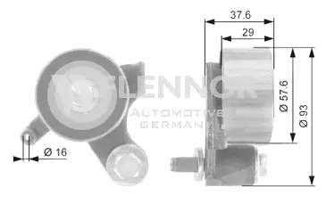 Tensioner Pulley, timing belt (FS60902)