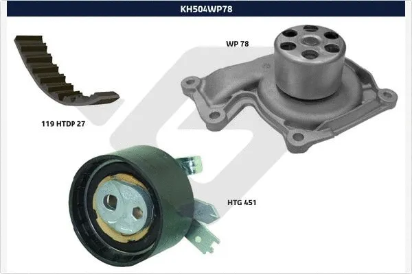 Water Pump & Timing Belt Kit (KH 504WP78)