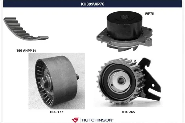 Water Pump & Timing Belt Kit (KH 399WP76)