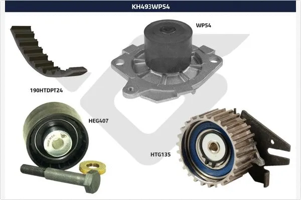 Water Pump & Timing Belt Kit (KH 493WP54)