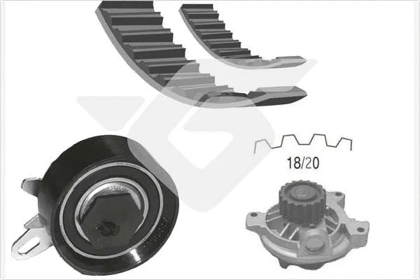 Water Pump & Timing Belt Kit (KH 73WP61)