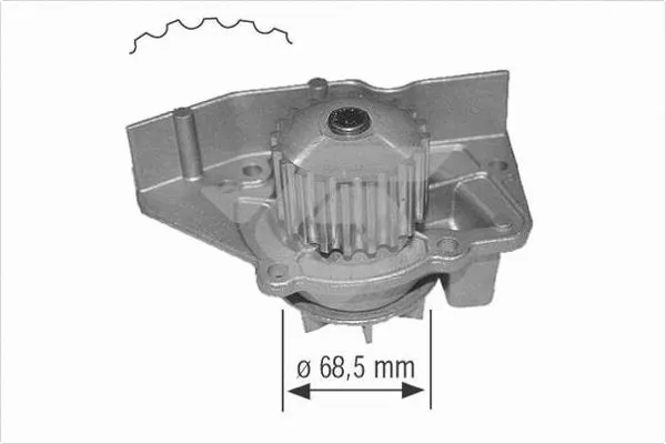 Water Pump, engine cooling (WP0012V)