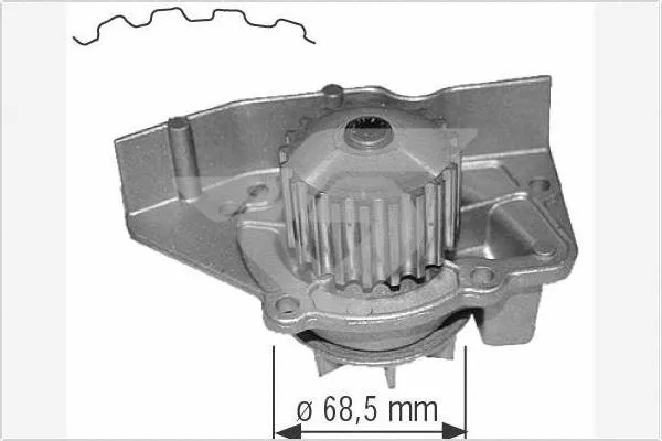 Water Pump, engine cooling (WP26)