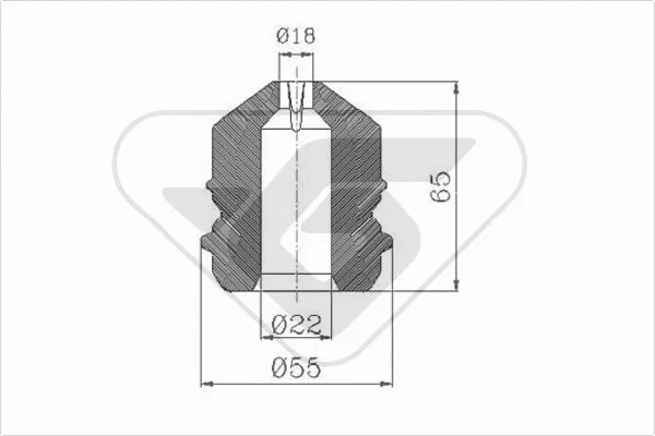 Dust Cover Kit, shock absorber (KP090)