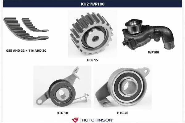 Water Pump & Timing Belt Kit (KH 21WP100)