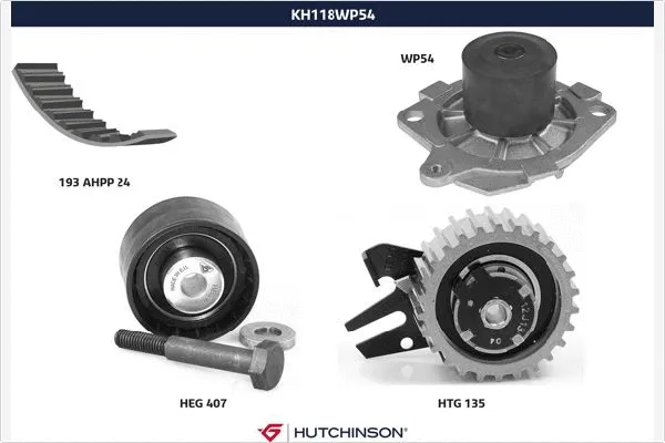 Water Pump & Timing Belt Kit (KH 118WP54)