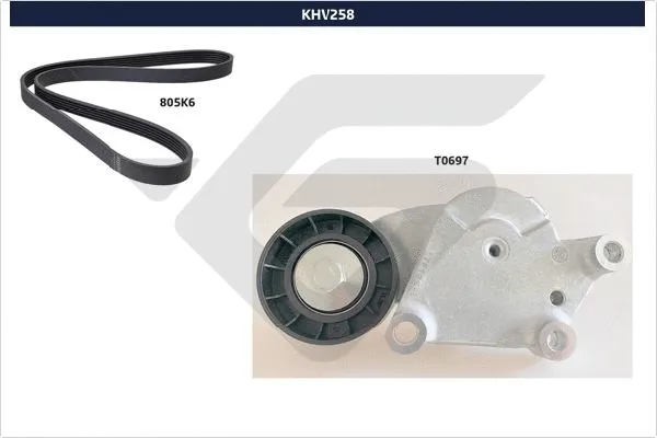 V-Ribbed Belt Set (KHV 258)