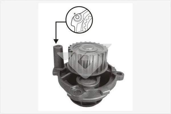 Water Pump, engine cooling (WP0073V)