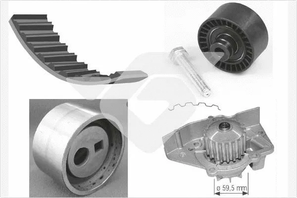 Water Pump & Timing Belt Kit (KH 46WP27)