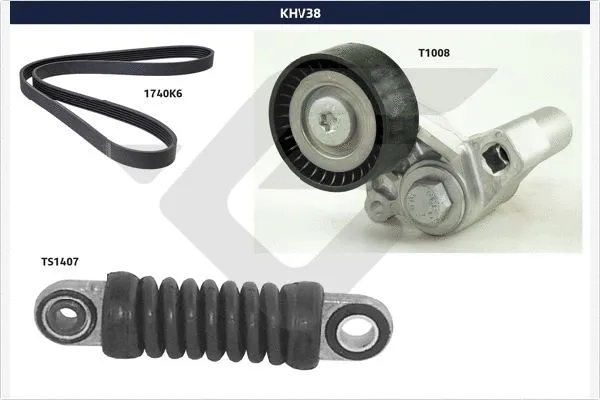 V-Ribbed Belt Set (KHV 38)