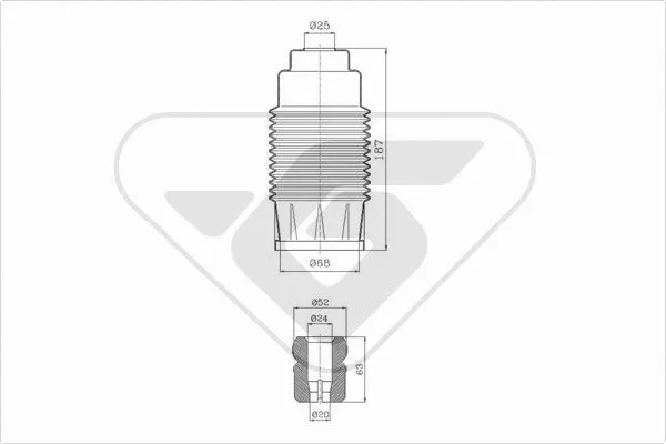 Dust Cover Kit, shock absorber (KP002)