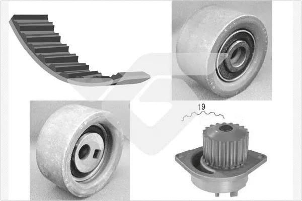Water Pump & Timing Belt Kit (KH 79WP37)