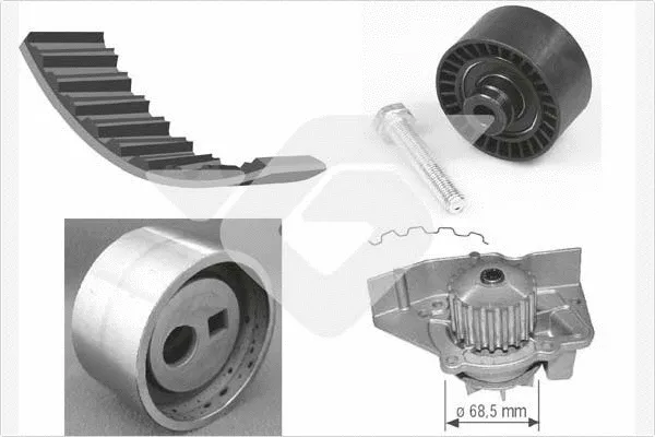 Water Pump & Timing Belt Kit (KH 46WP26)