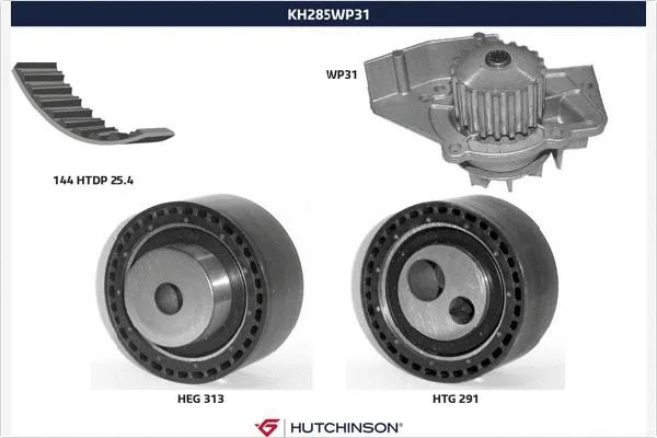 Water Pump & Timing Belt Kit (KH 285WP31)