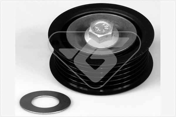 Deflection/Guide Pulley, V-ribbed belt (T0319)