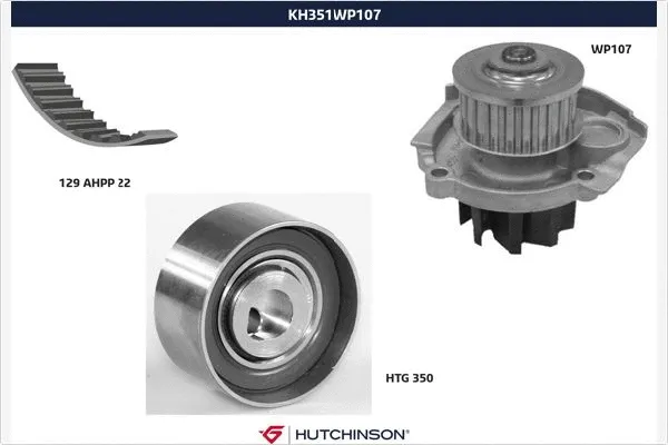 Water Pump & Timing Belt Kit (KH 351WP107)