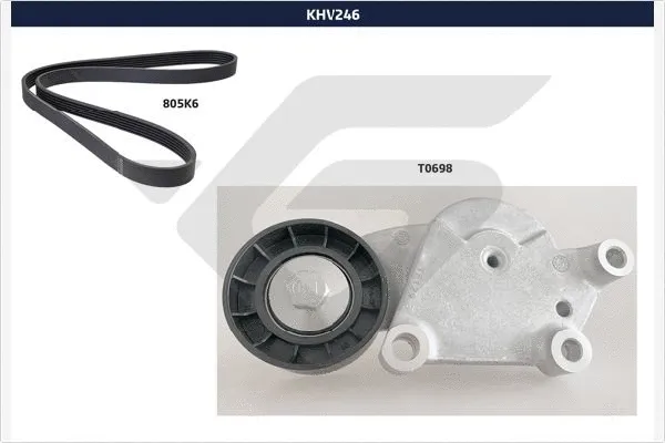 V-Ribbed Belt Set (KHV 246)