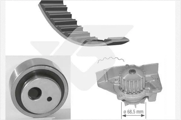 Water Pump & Timing Belt Kit (KH 25WP12)