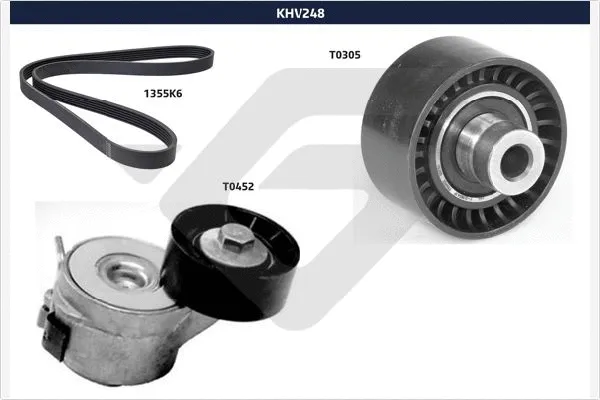 V-Ribbed Belt Set (KHV 248)
