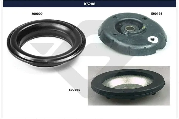 Repair Kit, suspension strut support mount (KS 288)