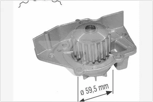 Water Pump, engine cooling (WP11)