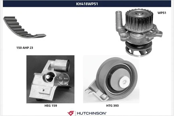 Water Pump & Timing Belt Kit (KH 418WP51)