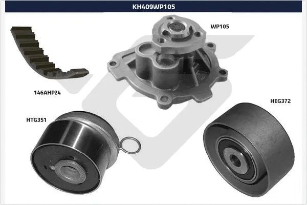 Water Pump & Timing Belt Kit (KH 409WP105)