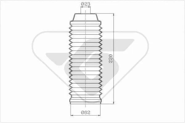 Dust Cover Kit, shock absorber (KP101)