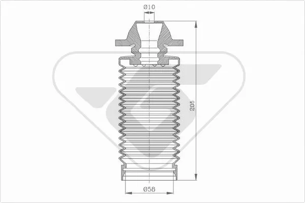 Dust Cover Kit, shock absorber (KP099)