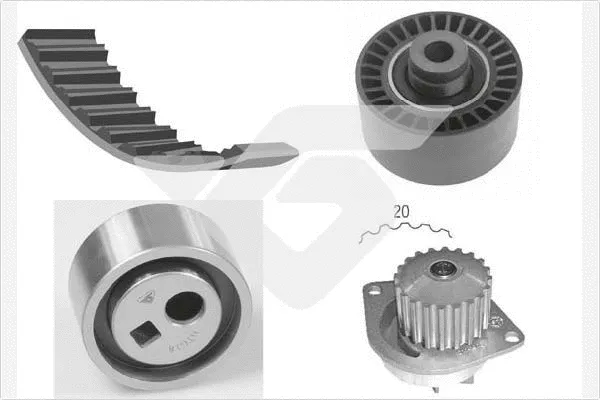 Water Pump & Timing Belt Kit (KH 187WP17)