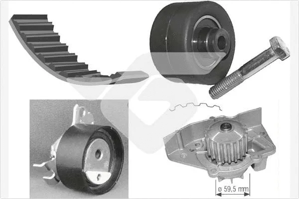 Water Pump & Timing Belt Kit (KH 142WP27)