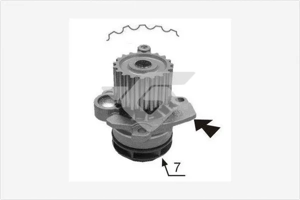 Water Pump, engine cooling (WP0067V)