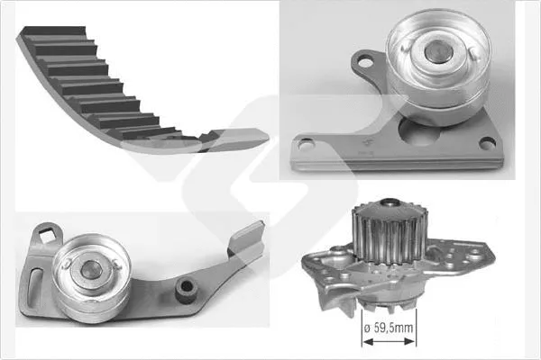 Water Pump & Timing Belt Kit (KH 06WP01)