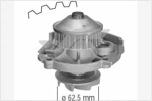 Water Pump, engine cooling (WP40)