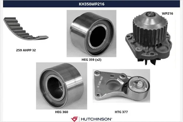 Water Pump & Timing Belt Kit (KH 350WP216)