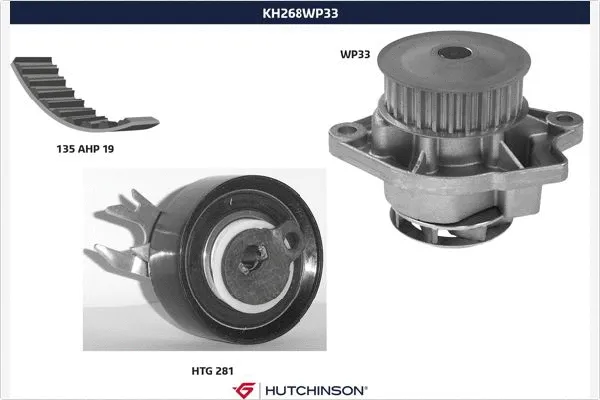 Water Pump & Timing Belt Kit (KH 268WP33)