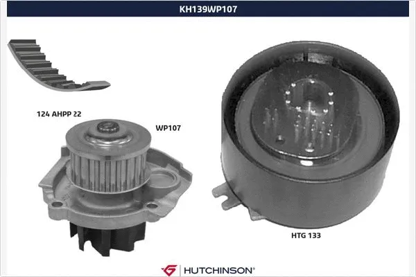 Water Pump & Timing Belt Kit (KH 139WP107)