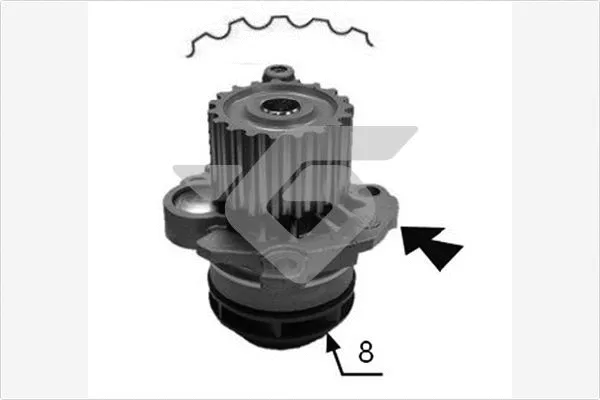 Water Pump, engine cooling (WP0079V)