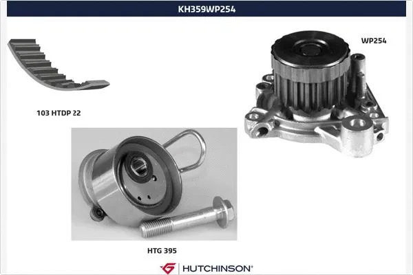Water Pump & Timing Belt Kit (KH 359WP254)