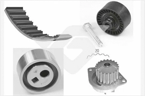 Water Pump & Timing Belt Kit (KH 23WP17)