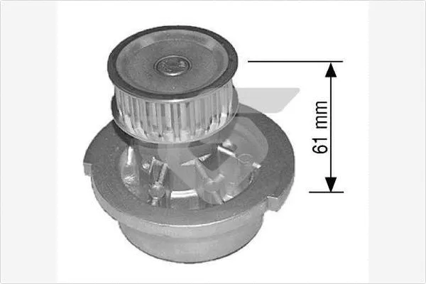 Water Pump, engine cooling (WP0019V)