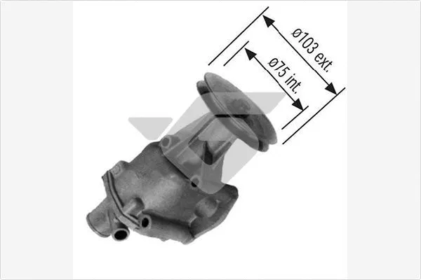 Water Pump, engine cooling (WP150)
