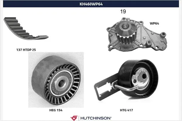 Water Pump & Timing Belt Kit (KH 460WP64)