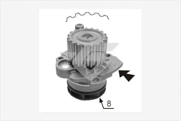Water Pump, engine cooling (WP0056V)