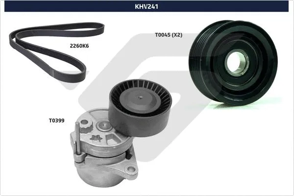 V-Ribbed Belt Set (KHV 241)