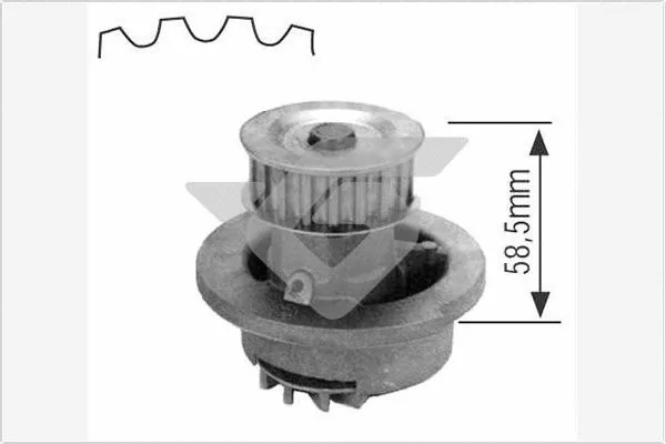 Water Pump, engine cooling (WP02)