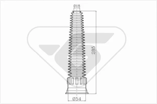 Dust Cover Kit, shock absorber (KP068)