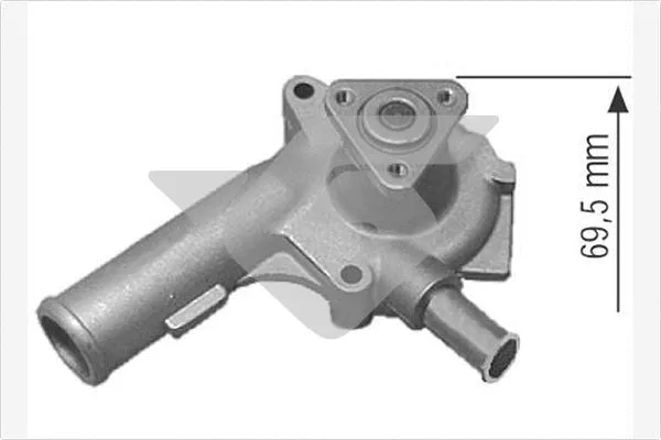 Water Pump, engine cooling (WP203)