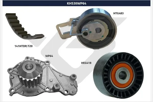 Water Pump & Timing Belt Kit (KH 538WP64)