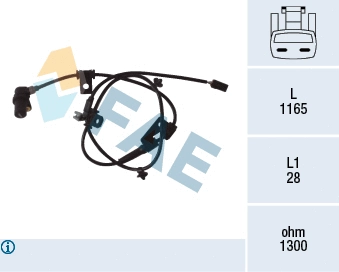 Sensor, wheel speed (78078)